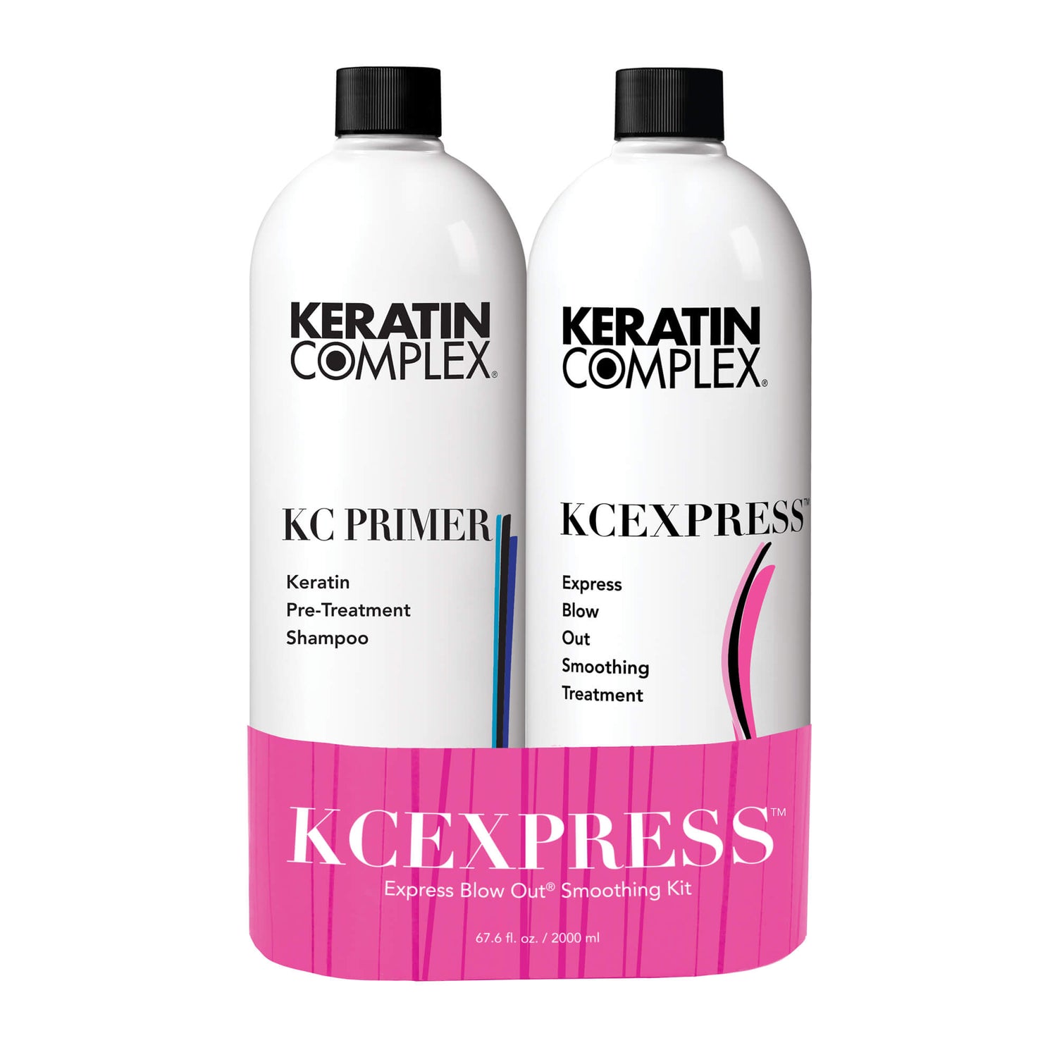 Keratin Complex KCEXPRESS Professional Hair Smoothing System Kit (2 x 946ml)