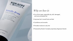 Keratin Complex Vanilla Bean Deep Conditioner